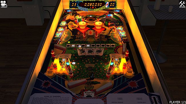 Zaccaria Pinball - House of Diamonds Table