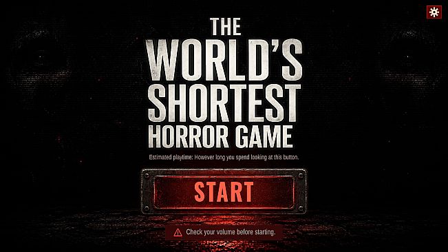 The World's Shortest Horror Game