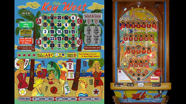 Bingo Pinball Gameroom - Bally Key West