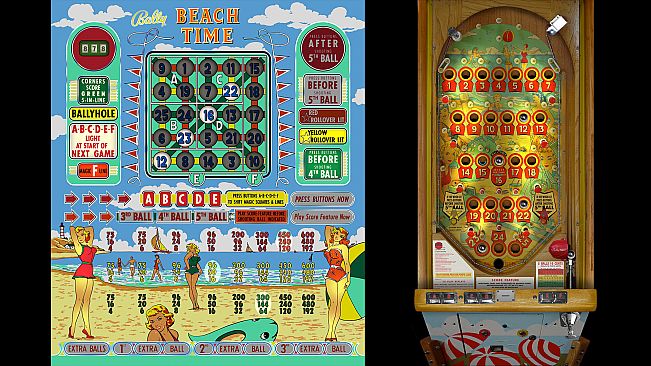 Bingo Pinball Gameroom - Bally Beach Time