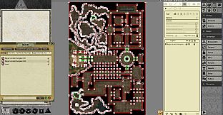 Fantasy Grounds - Pathfinder RPG - Pathfinder Flip-Mat: Bigger Ancient Dungeon