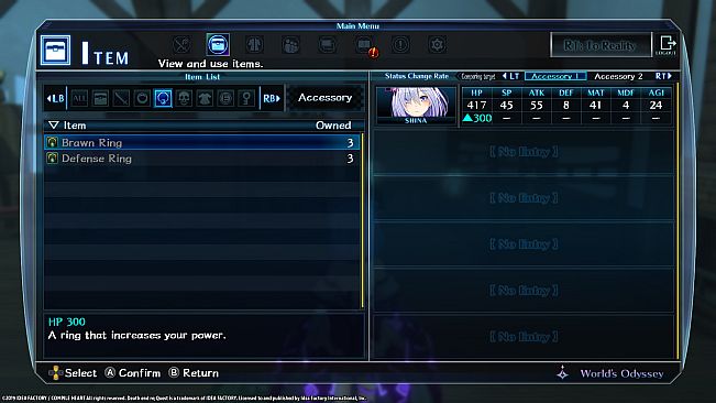 Death end re;Quest Extra Boss & Items