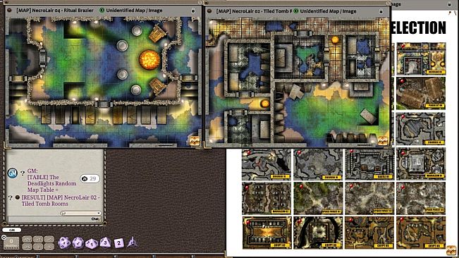 Fantasy Grounds - Meanders Map Pack: The Deadlights (Map Pack)