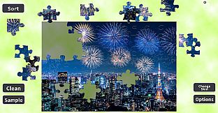 Jigsaw Masterpieces : Fireworks and Nightscape