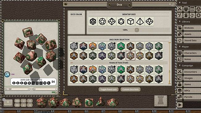 Fantasy Grounds - Knots of Fate Dice Pack