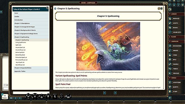 Fantasy Grounds - Tales of the Valiant: Player's Guide 2