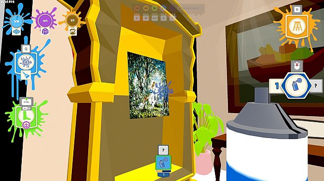 PAINTCASSO: A Cozy 3D Paint by Number Game