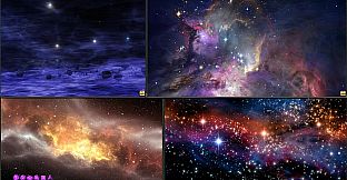 Fantasy Grounds - Star Battles: Nebulae and Asteroids Space Map Pack