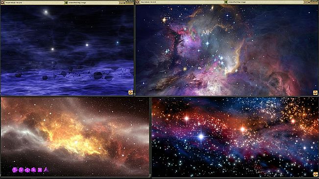 Fantasy Grounds - Star Battles: Nebulae and Asteroids Space Map Pack