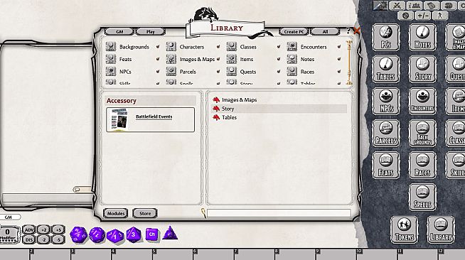 Fantasy Grounds - Battlefield Events (5E)