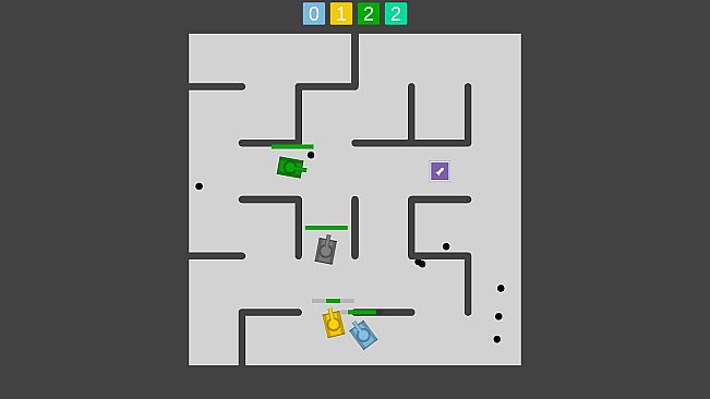 Tanks in Labyrinth