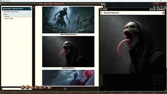 Fantasy Grounds - Grim Tokens - Ghoulish Hosts