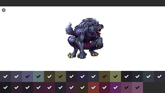 Pixel Art Monster - Color by Number