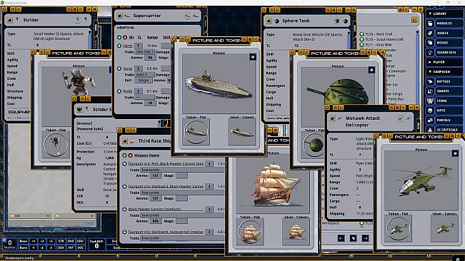 Fantasy Grounds - Traveller - Vehicle Catalogue