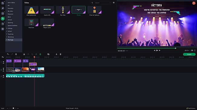 Movavi Slideshow Maker 8 Effects - Pixel Age Pack