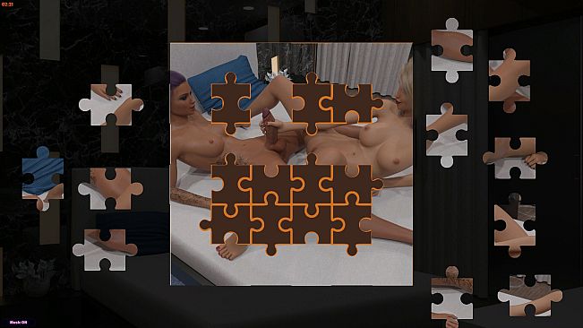 Jigsaw Puzzle - Futanari Threesome