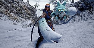 Monster Hunter Rise - "Stuffed Goss Harag" Hunter layered weapon (Dual Blades)