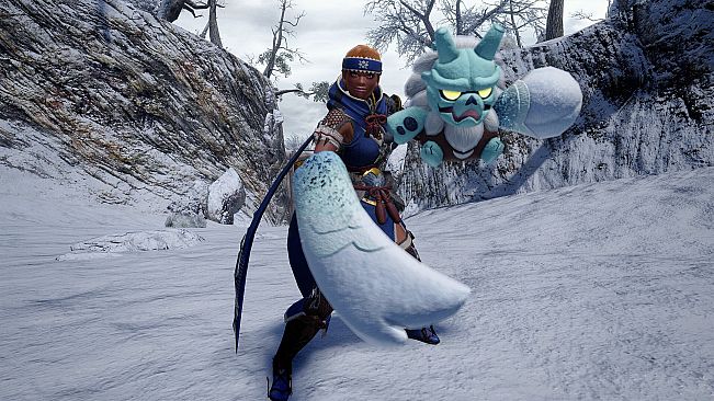 Monster Hunter Rise - "Stuffed Goss Harag" Hunter layered weapon (Dual Blades)