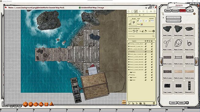 Fantasy Grounds - FG Coastal Map pack