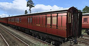 TS Marketplace: Caledonian Railway 65ft Grampian LMS Period 1 Coach Pack