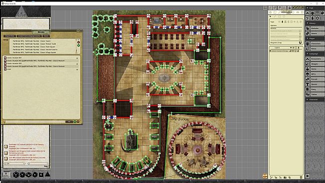 Fantasy Grounds - Pathfinder RPG - Pathfinder Flip-Mat - Classic Museum