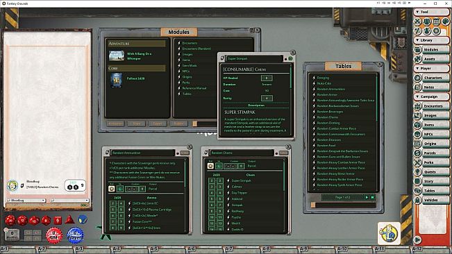 Fantasy Grounds - Fallout: The Roleplaying Game Ruleset