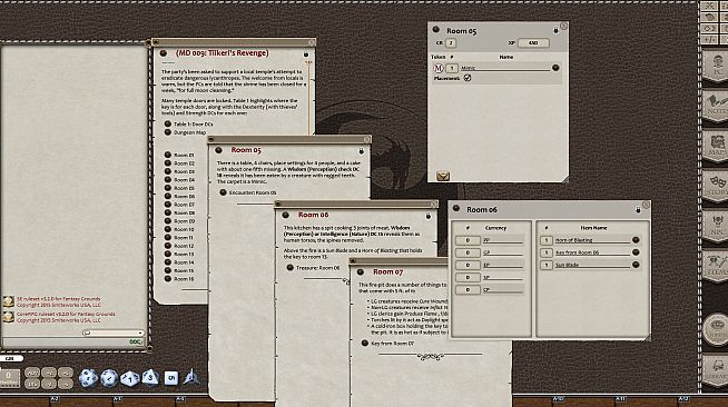 Fantasy Grounds - Mini-Dungeon #009: Tiikeri's Revenge (5E)