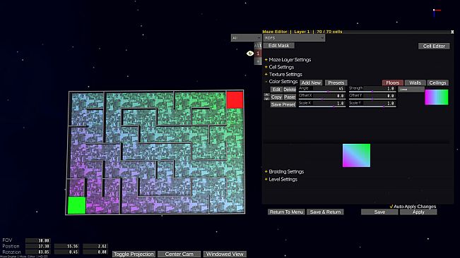 Maze Engine - In Game Level Editor