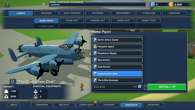 Bomber Crew Skin Pack 2