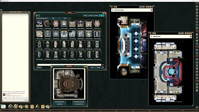 Fantasy Grounds - Star Trek Adventures: The Next Generation Starfleet Deck Tiles