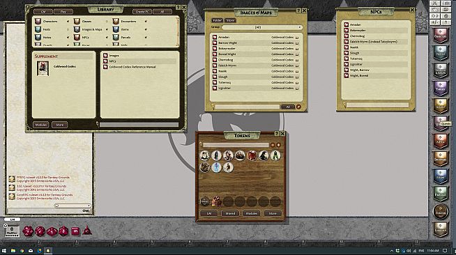 Fantasy Grounds - Beasts of Legend: Coldwood Codex (PFRPG)