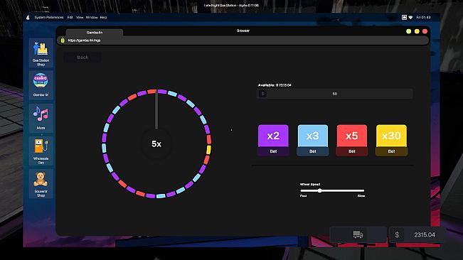 Late Night Gas Station