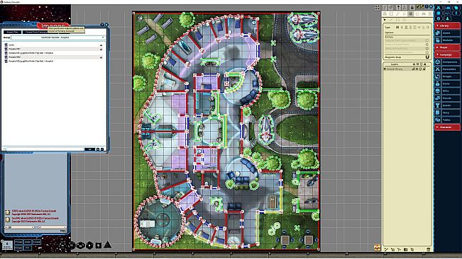 Fantasy Grounds - Starfinder RPG - Flipmat -Hospital