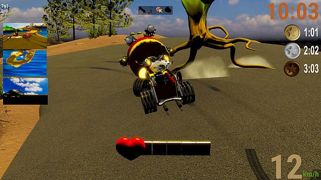 Race! Make 'm finish...