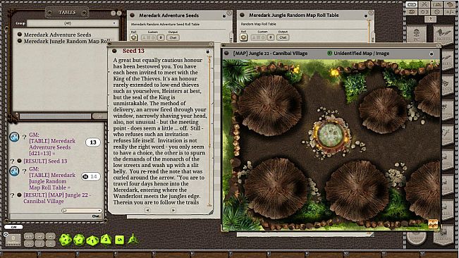 Fantasy Grounds - Meanders Map Pack: Meredark Jungle (Map Pack)