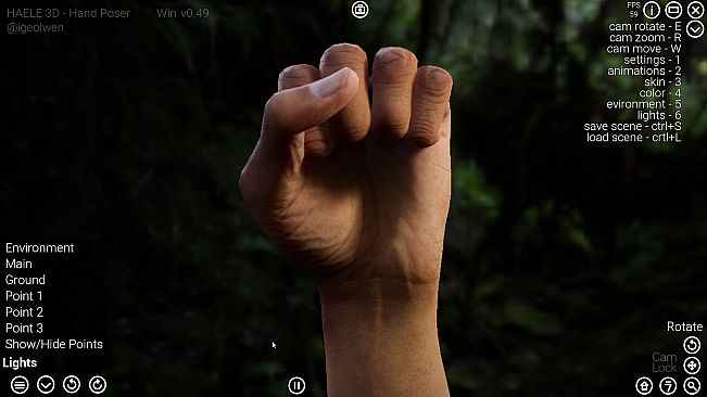 HAELE 3D - Hand Poses Pro - Drawing References