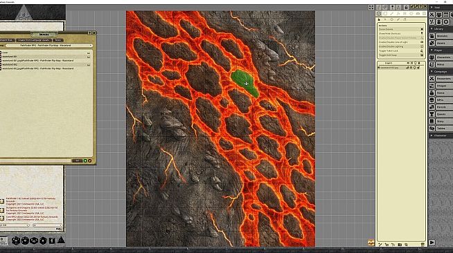 Fantasy Grounds - Pathfinder RPG - Pathfinder Flip-Map - Wasteland