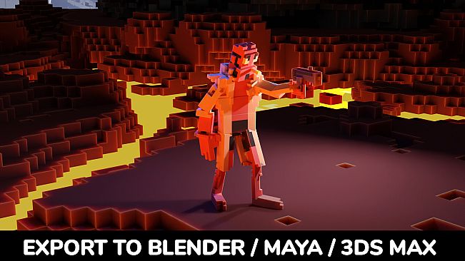 Anima Toon :3D Voxel Character Animation