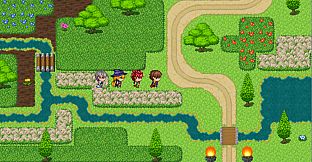 RPG Maker MZ - Winding Road and Grassland Tileset