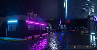 Late Night Gas Station