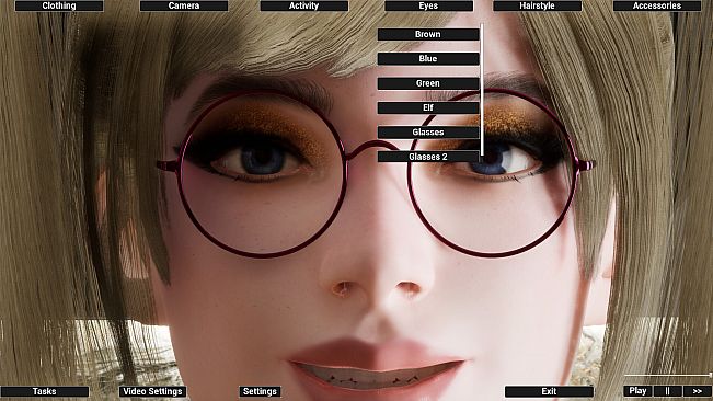 Virtual Girlfriend Lia - School Dress