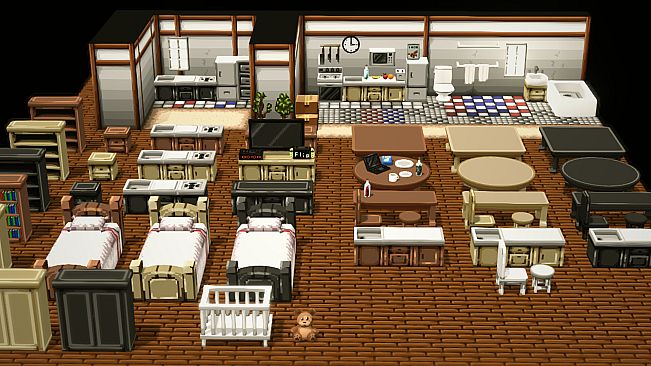 RPG Developer Bakin PixelScapes Modern Interior Pack