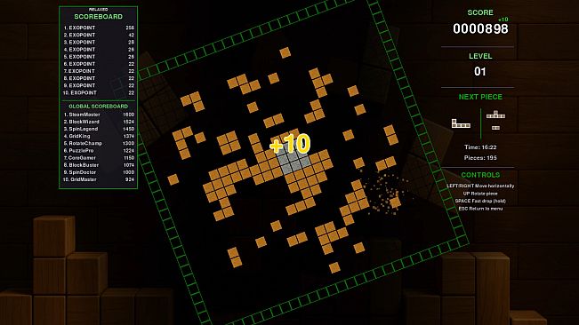 SpinGrid: Core Block Puzzle