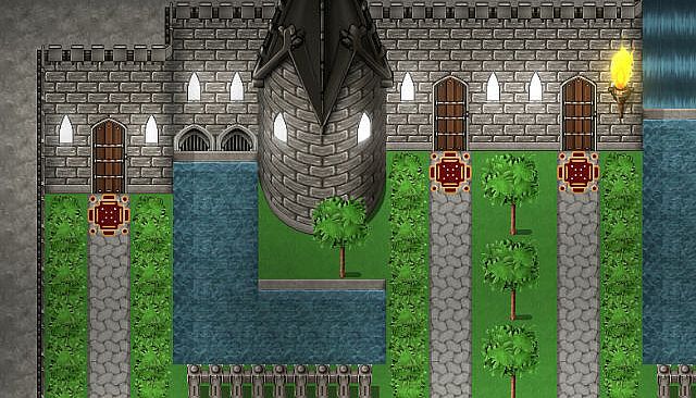 RPG Maker MZ - KR Royal Fortress Tileset