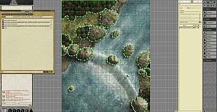 Fantasy Grounds - Pathfinder RPG - Pathfinder Flip-Mat - Classic Falls and Rapids