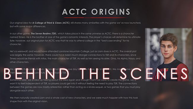 A College of Thirst & Claws - Bonus Content