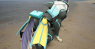 Monster Hunter Rise - "C Summer" Palamute layered armor set