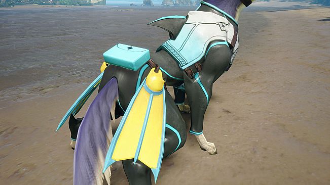 Monster Hunter Rise - "C Summer" Palamute layered armor set