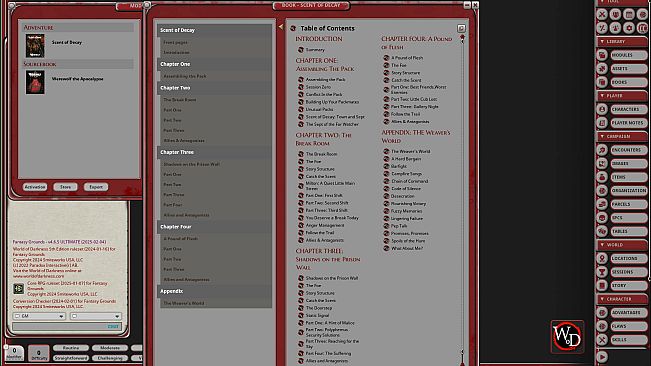 Fantasy Grounds - Werewolf: Scent of Decay