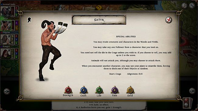 Talisman Character - Satyr